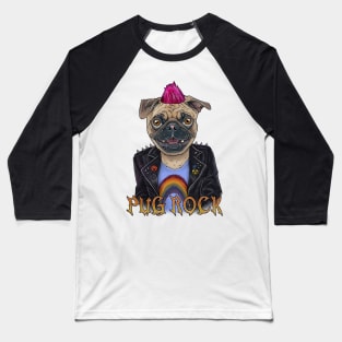 PUG ROCK! Baseball T-Shirt